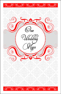 Wedding Program Cover Template 13D - Graphic 9
